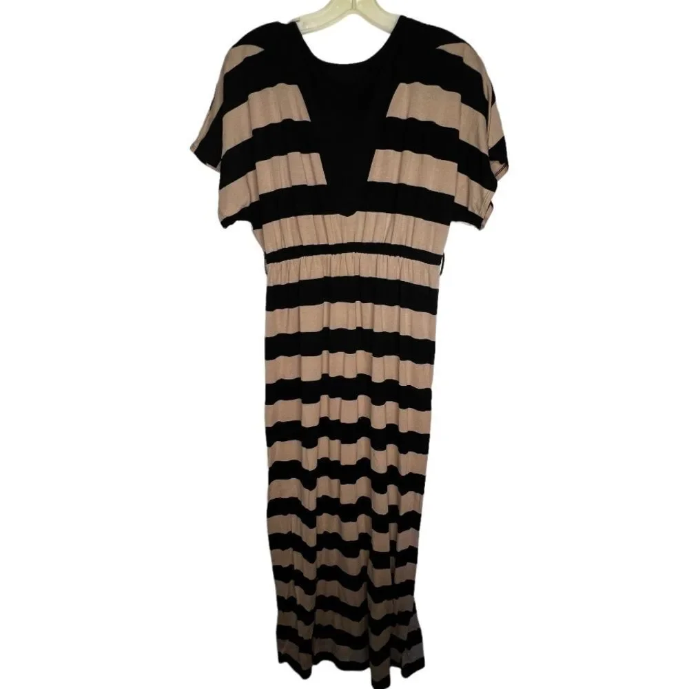 Romeo &‎ Juliet Couture Striped Maxi Dress